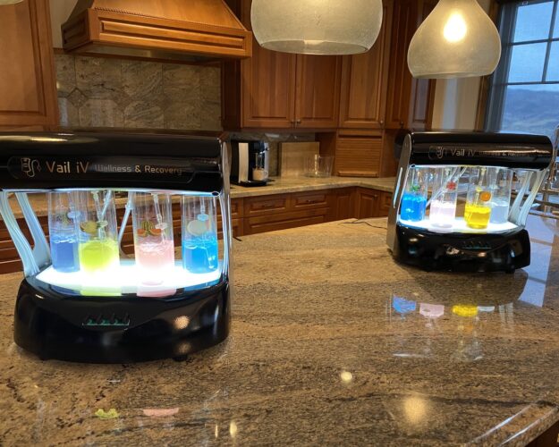 Oxygen Flavors on Counter, Mobile Oxygen Bar in Edwards, CO
