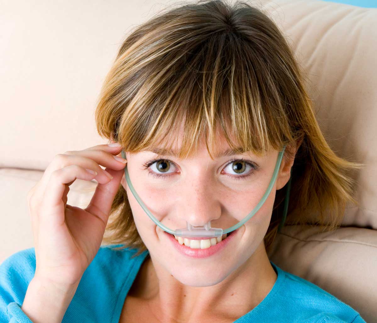 Nasal cannula used for comfortable oxygen delivery